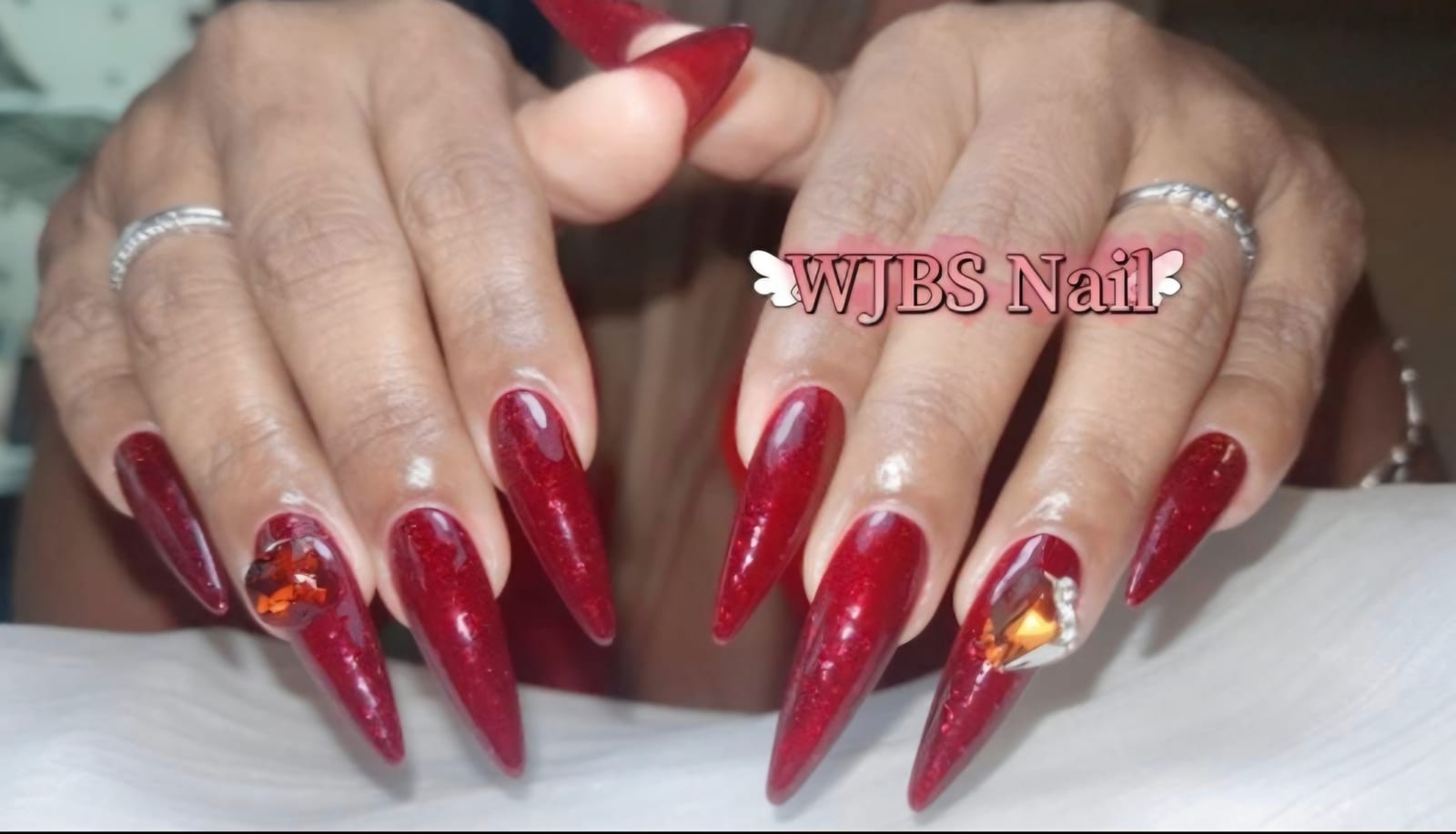 Nail work at Wonderland Jomtien Beauty Salon