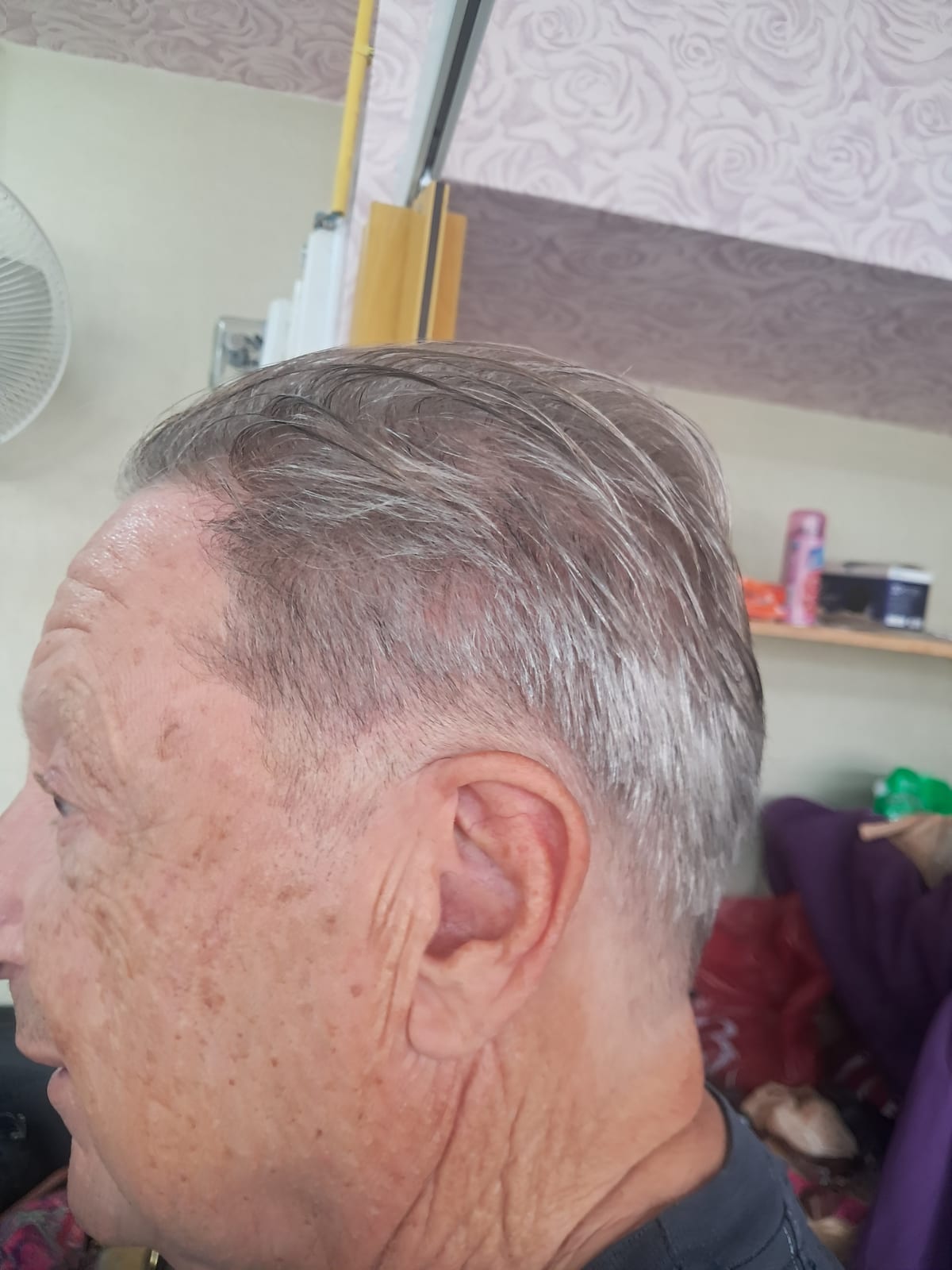 Men's haircut styled at Wonderland Jomtien Beauty Salon
