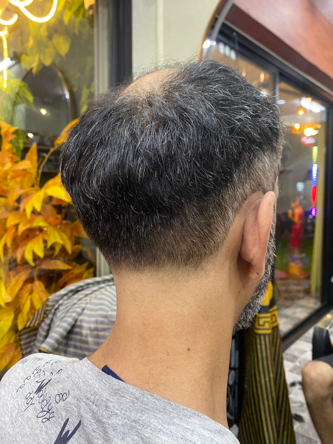 Men's haircut styled at Wonderland Jomtien Beauty Salon