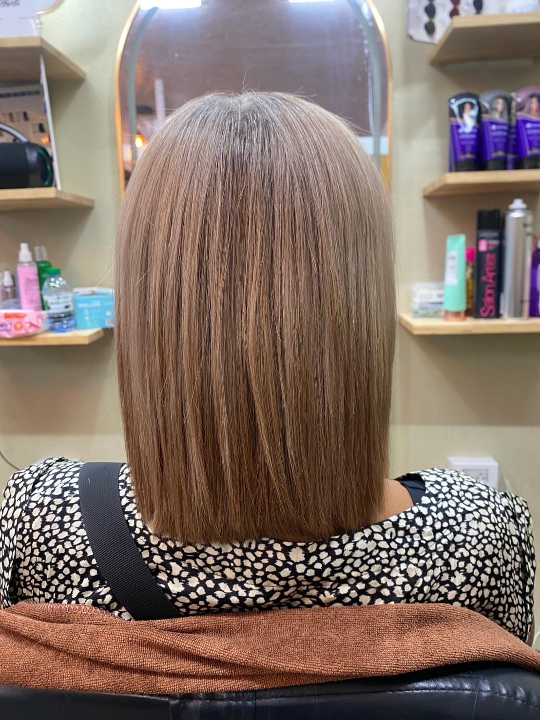 Women's hair styled at Wonderland Jomtien Beauty Salon