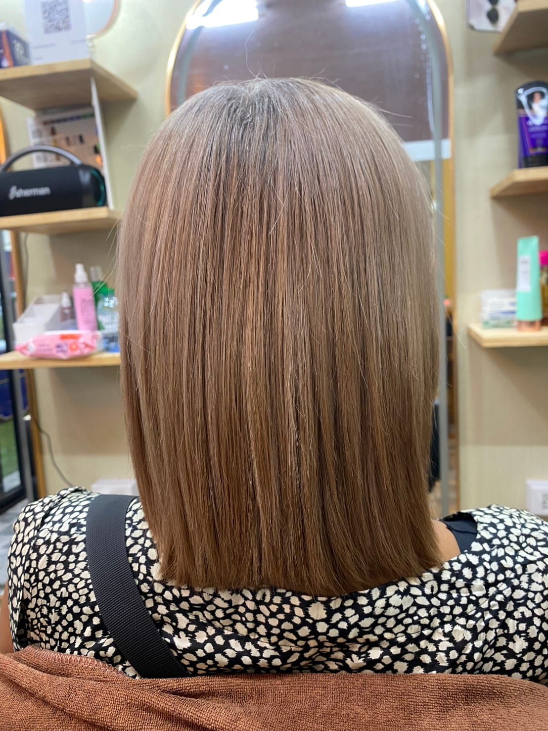 Women's hair styled at Wonderland Jomtien Beauty Salon