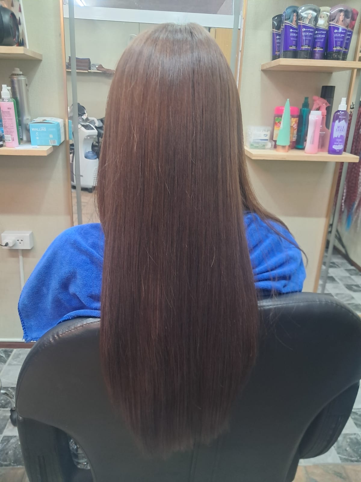 Women's hair styled at Wonderland Jomtien Beauty Salon