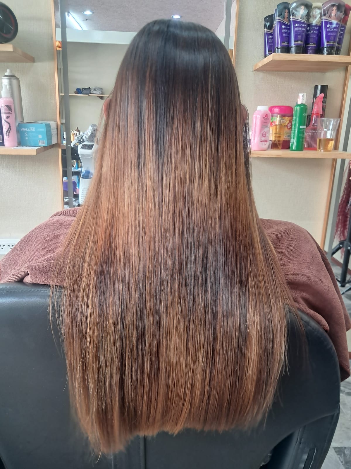 Women's hair styled at Wonderland Jomtien Beauty Salon