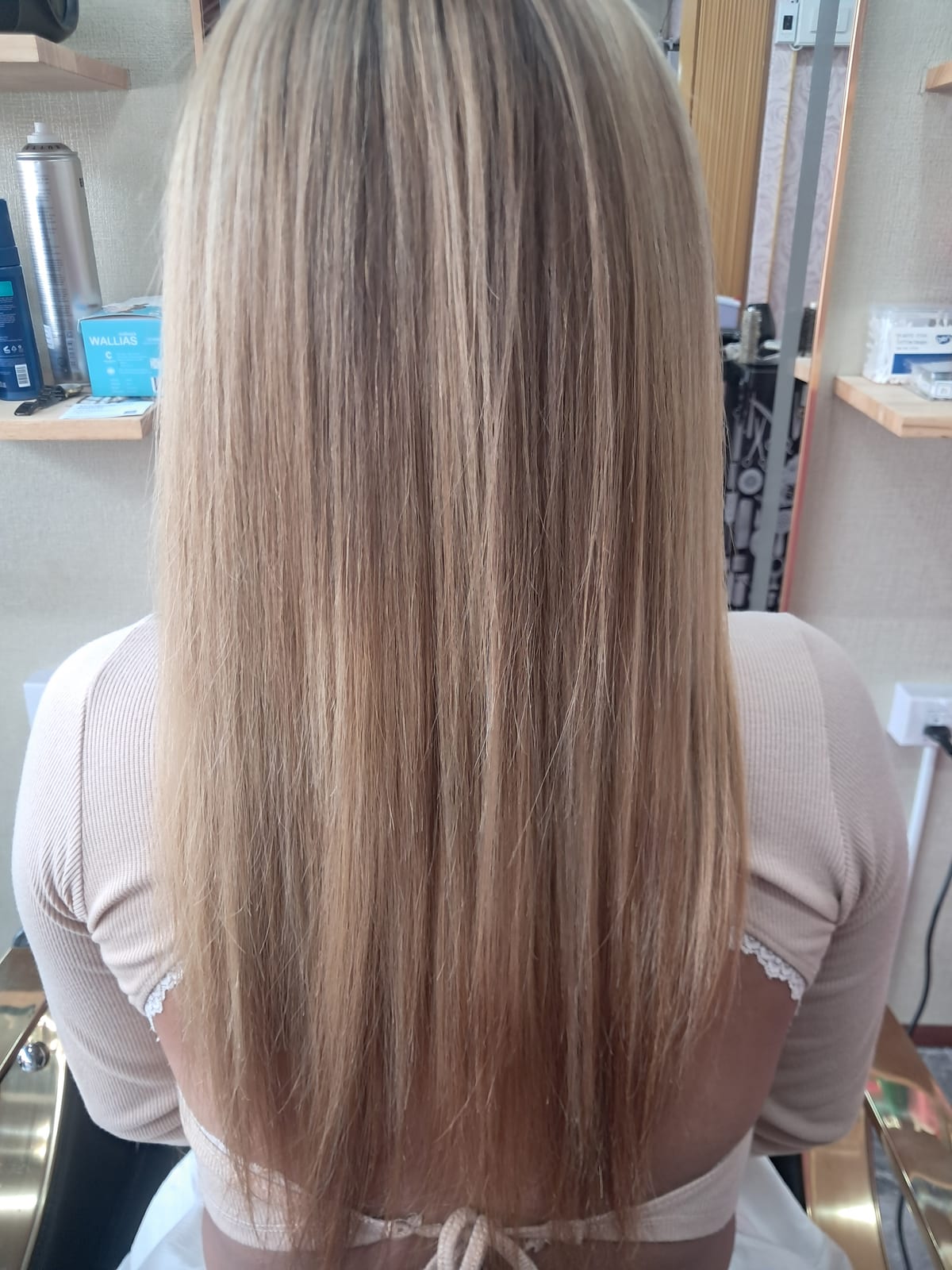 Women's hair styled at Wonderland Jomtien Beauty Salon