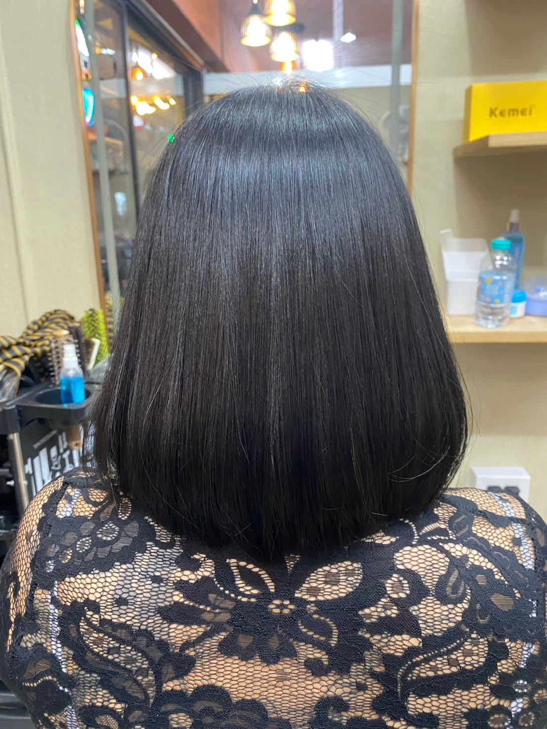 Women's hair styled at Wonderland Jomtien Beauty Salon