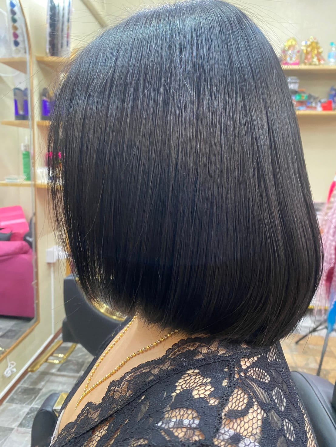 Women's hair styled at Wonderland Jomtien Beauty Salon