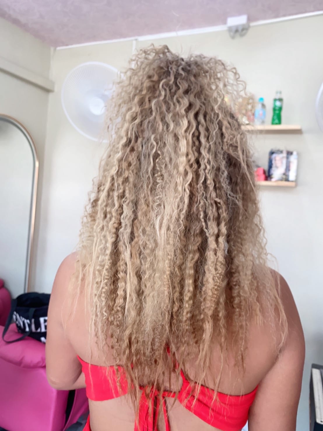 Women's hair styled at Wonderland Jomtien Beauty Salon